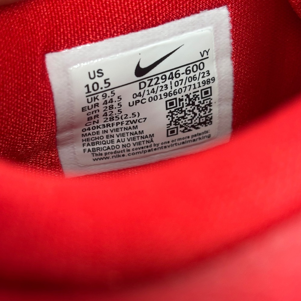Nike Giannis Immortality 3 University Red White Mens Basketball Shoes DZ2946-600 - Picture 6 of 7